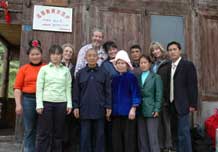 Along's family with clients from Tucson who traveled with him 4 times to Guizhou