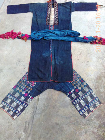 Yao Men's Costume from Yunnan 
