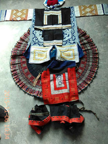 Gejia Women's Costume from Chong'an, Guizhou